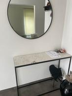 Marmeren wandtafel 120cm met spiegel, Huis en Inrichting, Tafels | Sidetables, Zo goed als nieuw, Ophalen