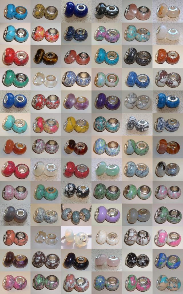 Vanaf € 0,50 Bedels/beads met natuur- en halfedelsteen, Handtassen en Accessoires, Bedels, Nieuw, Overige merken, Edelsteen, Verzenden