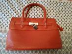 Handtas Veritas (leder), Ophalen of Verzenden, Gebruikt, Oranje, Handtas