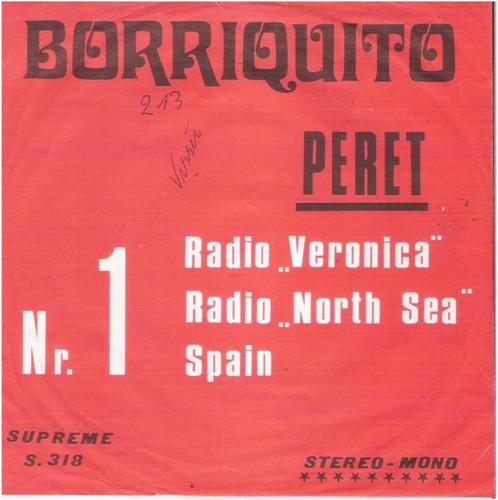 †PERET: "Borriquito" (+ SPAANS VINYLSINGLESET), Cd's en Dvd's, Vinyl Singles, Zo goed als nieuw, Single, Pop, 7 inch, Ophalen of Verzenden
