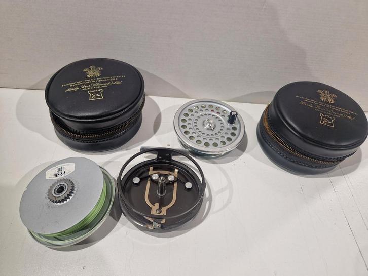 Hardy Marquis 10 met reserve spoel , gevuld met lijnen en ba, Watersport en Boten, Hengelsport | Vliegvissen, Ophalen of Verzenden