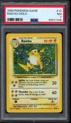 Raichu Holo PSA 7 - 14/102 - Base Set 1999, Hobby en Vrije tijd, Verzamelkaartspellen | Pokémon, Verzenden, Zo goed als nieuw