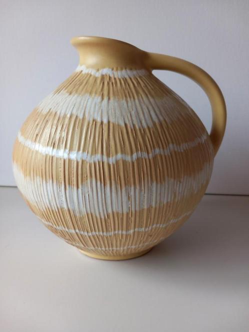 Vase vintage en faïence, Western Germany, 1950-1960, Antiek en Kunst, Antiek | Keramiek en Aardewerk, Ophalen of Verzenden