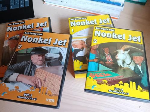 4 dvd's nonkel jef, CD & DVD, DVD | TV & Séries télévisées, Comme neuf, Comédie, Coffret, Tous les âges, Enlèvement