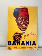 BANANIA oud reclamebord, Verzamelen, Ophalen of Verzenden, Gebruikt, Reclamebord
