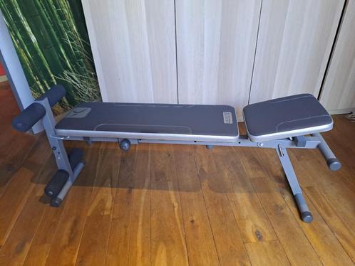 Domyos BA220 modulaire halterbank - zo goed als nieuw, Sport en Fitness, Fitnessapparatuur, Zo goed als nieuw, Ligfiets, Armen