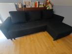 IKEA Zwarte slaapbank / Uitschuifbare zetel, Huis en Inrichting, Ophalen, Zwart, Tweepersoons, 140 cm