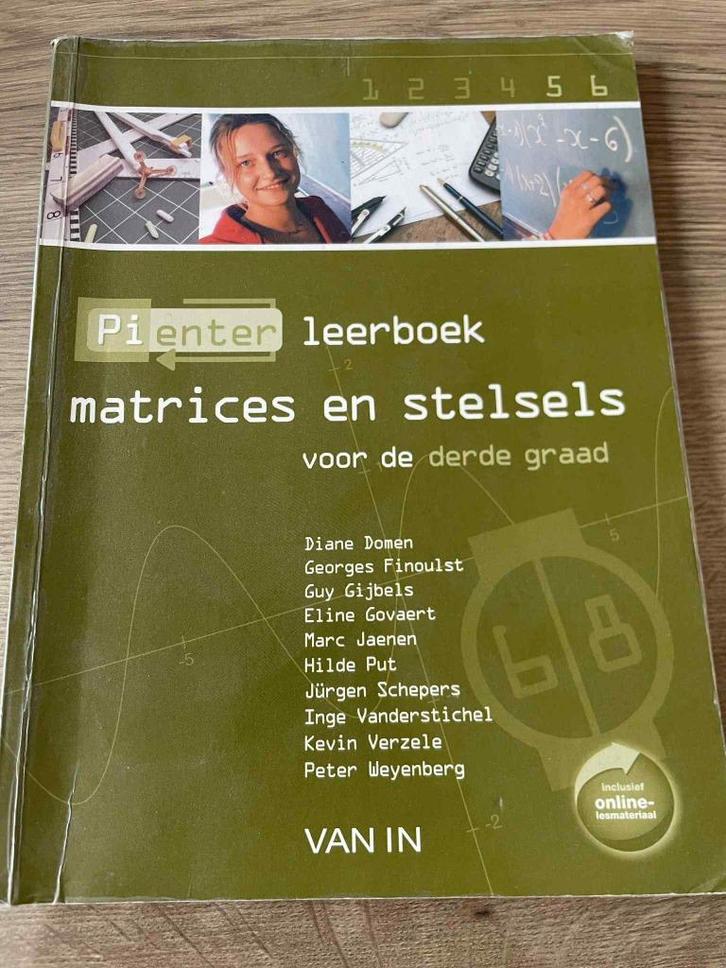 handboek over matrices en stelsels, Boeken, Studieboeken en Cursussen, Gelezen, Hogeschool, Alpha, Ophalen