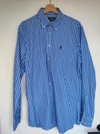 River Woods blauw gestreept hemd Custom fit maat L, Ophalen of Verzenden, Nieuw, Blauw