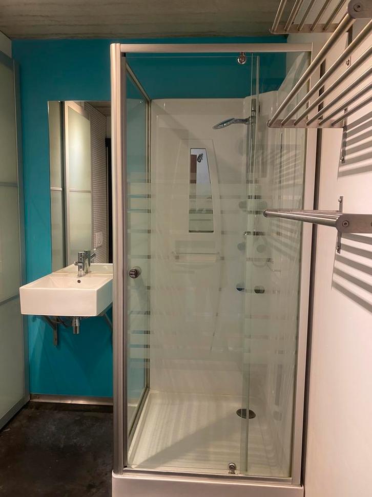 Douchecabine, Doe-het-zelf en Bouw, Sanitair, Gebruikt, Douche, Glas, Ophalen