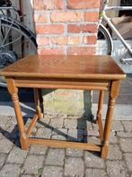 Eiken tafeltje, bijzettafel, Ophalen, Gebruikt, Rechthoekig, Hout