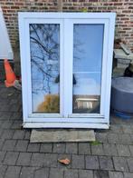 Pvc raam dubbel glas, Doe-het-zelf en Bouw, Ophalen, Gevelraam of Ruit, Gebruikt, 80 tot 120 cm