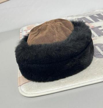 1980 Vegan Vintage jaren 80 frankrijk Gevoerde muts Winter beschikbaar voor biedingen