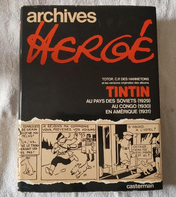 Tintin : ARCHIVES HERGÉ. Tome 1. - 1973 (EO) – TBE, Boeken, Stripverhalen, Gelezen, Eén stripboek, Verzenden