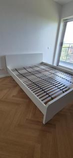 Bedframe 160 + boxspring, Ophalen, Gebruikt, 210 cm, Tweepersoons