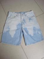 H&M jeansshort, jongens/heren. mt 32, W32 (confectie 46) of kleiner, Ophalen of Verzenden, Zo goed als nieuw, Grijs