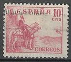 Spanje 1949 - Yvert 786 - Voor de Oorlogskinderen  (ST), Timbres & Monnaies, Timbres | Europe | Espagne, Affranchi, Envoi