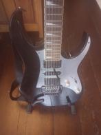Ibanez RG350EXZ (Black & White) + Case, Ophalen, Zo goed als nieuw, Solid body, Ibanez