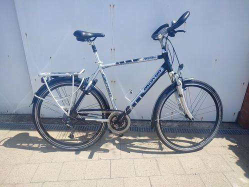 HEREN-TREKKING-FIETS, Fietsen en Brommers, Fietsen | Heren | Herenfietsen, Zo goed als nieuw, Overige merken, 61 tot 65 cm, Versnellingen