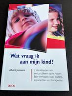 A. Janssens - Wat vraag ik aan mijn kind?, Ophalen of Verzenden, Nieuw, A. Janssens