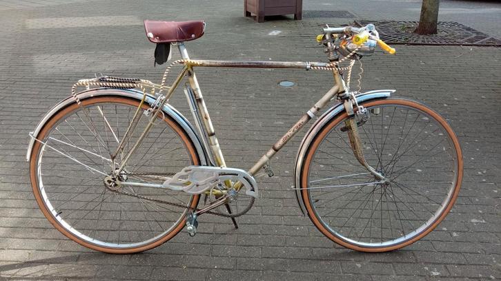 oldtimer herenfiets Gusi Sport 1963, Fietsen en Brommers, Fietsen | Oldtimers, 55 tot 59 cm, Jaren '60 of nieuwer, Ophalen