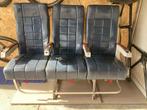 Lederen vintage vliegtuig stoelen, goede staat, Ophalen