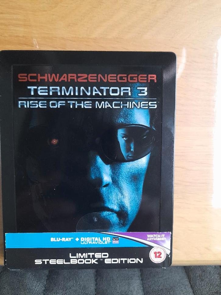 Terminator 3 Rise of the Machines zavvi exclusive steelbook, Cd's en Dvd's, Blu-ray, Gebruikt, Science Fiction en Fantasy, Verzenden