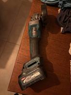 Accu Makita haakse slijper (incl batterij), Doe-het-zelf en Bouw, Gereedschap | Slijpmachines, Ophalen of Verzenden, Zo goed als nieuw