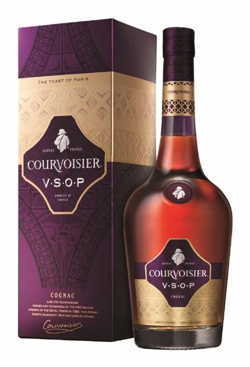 courvoisier VSOP cognac, Collections, Vins, Comme neuf, Autres types, Pleine, Enlèvement ou Envoi