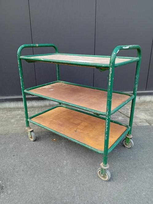 vintage industriële kar, Huis en Inrichting, Overige Huis en Inrichting, Gebruikt, Ophalen
