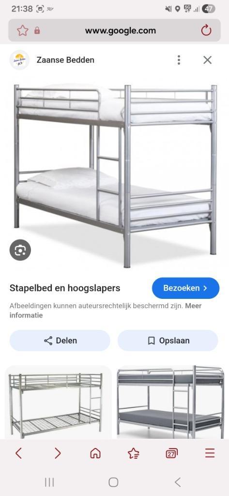 Stapelbed, Kinderen en Baby's, Kinderkamer | Stapelbedden en Hoogslapers, Zo goed als nieuw, Stapelbed, Ophalen