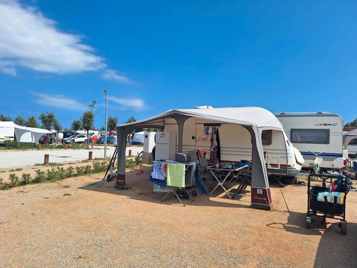 Home-car racer 39 caravan met veel opties, Caravans en Kamperen, Voortenten en Luifels, Zo goed als nieuw, Dorema, Ophalen