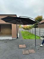 Grijze parasol, Tuin en Terras, Parasols, Ophalen, Zo goed als nieuw, Zweefparasol