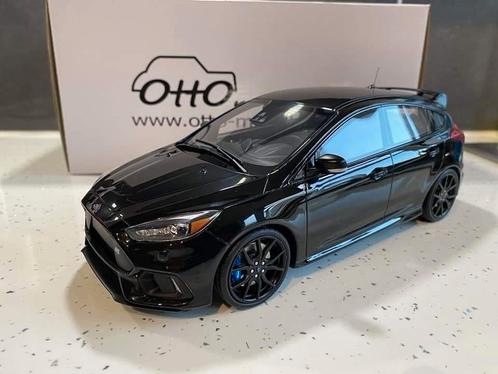 Ford Focus RS MK3 Zwart OT950 OTTO 1/18 Nieuw, Hobby en Vrije tijd, Modelauto's | 1:18, Nieuw, Auto, OttOMobile, Ophalen of Verzenden