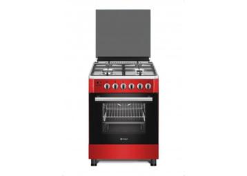 Nieuwe toestellen uit toonzaal : Rood / INOX gasfornuis 329€