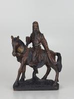 Chinees Bronzen Guan Yu Beeldje op Paard, Ophalen of Verzenden