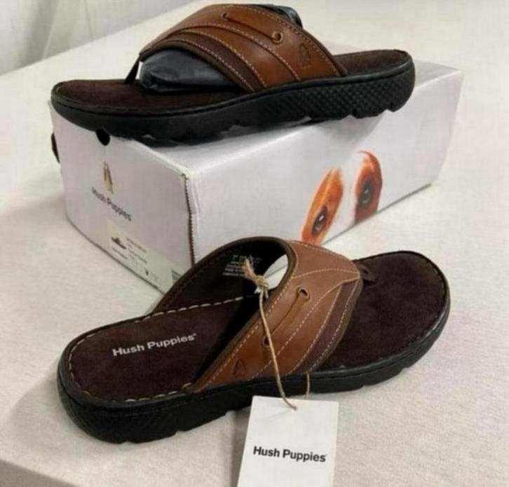 Hush Puppies Connor Heren Lederen NIEUW bruine sandalen 41, Kleding | Heren, Schoenen, Nieuw, Sandalen, Bruin, Ophalen of Verzenden