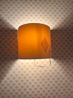 Roze wandlamp, Ophalen, Zo goed als nieuw, Stof, Roze