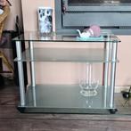 glazen bijzettafel, Ophalen, Zo goed als nieuw, Glas