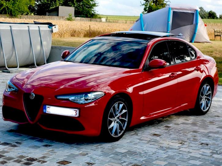 Alfa Romeo Giulia Sprint 2.0 TB 200pk – ongevalvrij, Autos, Alfa Romeo, Particulier, Giulia, Essence, Automatique, Rouge, Autres couleurs