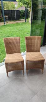 2 rotan/wicker stoelen voor binnen of buiten, Ophalen, Zo goed als nieuw, Rotan