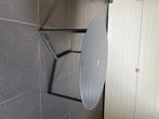 Salontafel, Huis en Inrichting, Tafels | Salontafels, Ophalen, Gebruikt, Rond, Glas