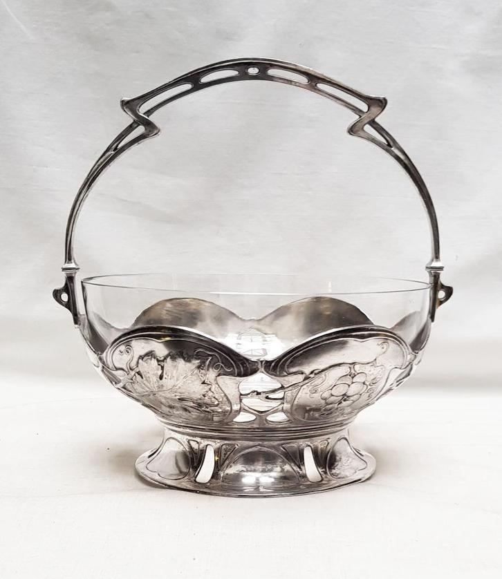 Coupe à fruits Art Nouveau - Minerva., Antiquités & Art, Antiquités | Services (vaisselle) pièces, Enlèvement ou Envoi