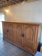 Massief eiken dressoirs, Ophalen, Met deur(en), Eikenhout, Zo goed als nieuw