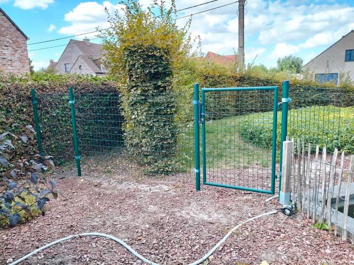 Giardino afsluiting met poortje, Tuin en Terras, Tuinhekken en Hekwerk, Zo goed als nieuw, Tuinhek, Aluminium, Met poort, Ophalen