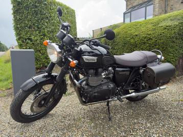 Triumph Bonneville T100 Black Edition, Permis Moto A, 865 cm³, Plus de 35 kW, 2 cylindres