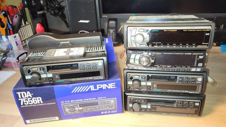Alpine autoradio cassettes en wisselaars, Auto diversen, Autoradio's, Zo goed als nieuw, Ophalen of Verzenden
