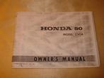 HONDA 50 Modèle Z50A Manuel du Propriétaire, Motos, Modes d'emploi & Notices d'utilisation, Honda