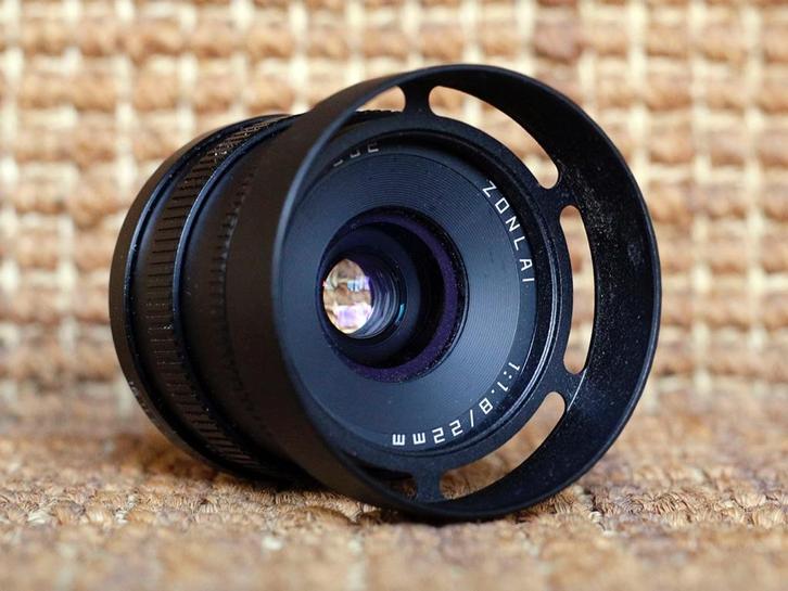 Voor Fujifilm X: Zonlai 22mm f/1.8 manual focus lens (zwart), Audio, Tv en Foto, Fotocamera's Digitaal, Zo goed als nieuw, Spiegelreflex