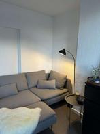 Comfortabele hoekbank in lichtgrijs, Huis en Inrichting, Zetels | Zetels, Ophalen, 100 tot 125 cm, Hoekbank, Metaal